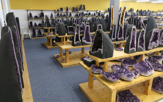 Wunderschöne Amethystdrusen